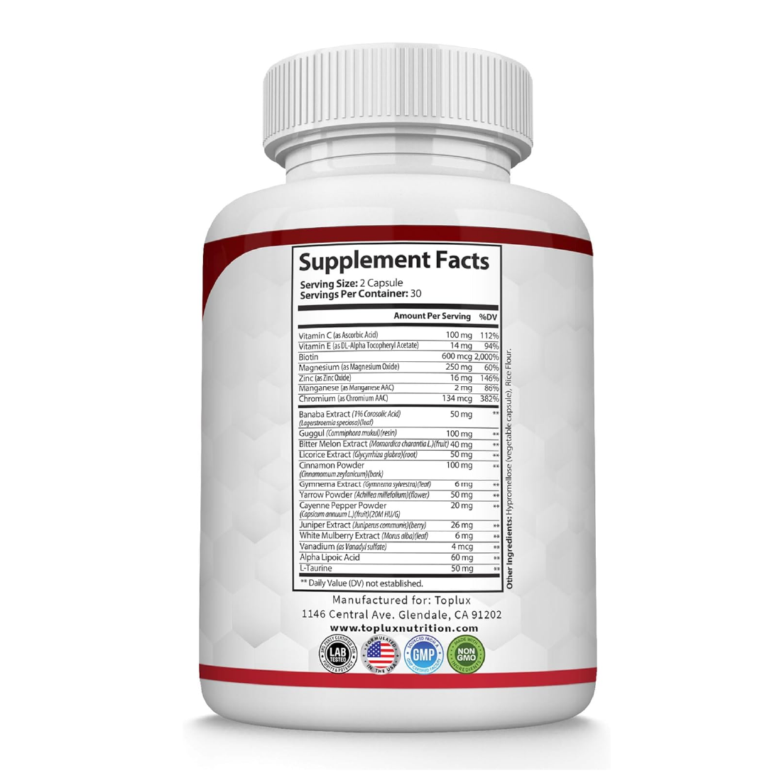 Blood Sugar Complex Apoya tu salud y equilibrio de azúcar día a día